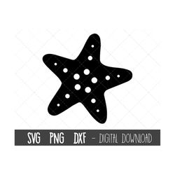 Starfish Svg, starfish silhouette, starfish clipart, Starfish Vector Clipart, Starfish Png, ocean clipart, cricut silhou