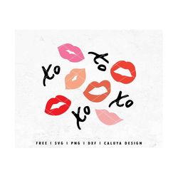 Lips SVG | xo SVG | Valentines Day SVG | Trendy Valentines Day svg | Trendy svg | Valentine Libbey Can wrap svg | Cricut