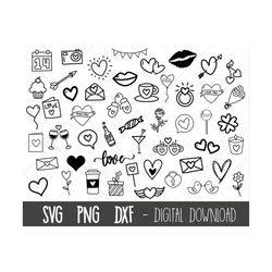 Love SVG bundle, love svg, I love you svg, valentine svg, valentine clipart, Heart svg, heart silhouette, heart love cri