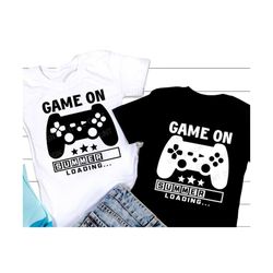 Game On Summer SVG, Summer Video Game SVG, Summer Quote Svg, Last day of school, Boys Summer Vacation Shirt, Png, Svg Fi