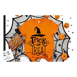 Trick or treat  svg, Halloween svg, Happy Halloween svg, Witch svg