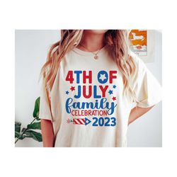 4th of July Family Celebration 2023, 4th of July SVG, Patriotic Png, Independence Day, Fourth of july Family Shirt, Svg