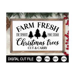 Funny Christmas SVG, Christmas Tree Truck SVG, Christmas Svg, Farm Fresh Svg, Farmhouse Dxf, Christmas Shirt, PNG, Svg F