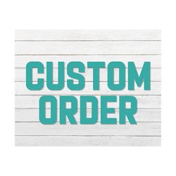 Custom order for Amber Posey