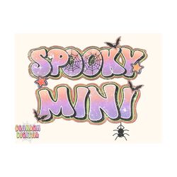Spooky Mini PNG-Halloween Sublimation Digital Design Download-spooky season png, png for kids, mini png, fall png, trend