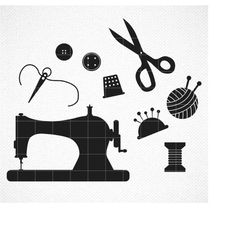Sewing SVG - Vintage Svg - Antique Svg - Vintage Svg Files - Sewing Machine Svg - Vintage Sewing Machine - Crafting Svg