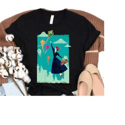 Disney Mary Poppins Returns Kites in the Sky T-Shirt, Disneyland Family Matching Tee, Disneyworld Trip Unisex Adult T-Sh