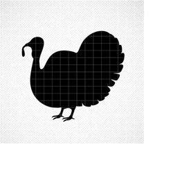Turkey Silhouette SVG, Turkey svg, Turkey png, Turkey Vector, turkey cut file, Thanksgiving cut file , turkey svg, Cricu