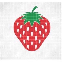 Strawberry, Strawberry SVG, Strawberry png, Strawberry Clipart, Instant Download, svg, png, dxf, eps