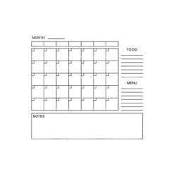 Weekly Planner Template Svg, Calendar Svg, Monthly Printable Planner, Organizer, Agenda. Vector Cut file Cricut, Silhoue