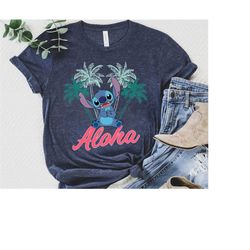 Disney Lilo and Stitch Aloha Summer Time Shirt, Disney Family Matching Shirt, Walt Disney World Shirt, Disneyland Trip O