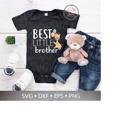 best little brother svg, promoted to big bro, brother shirt svg, new brother, baby brother svg, new baby svg