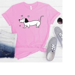 Cute Dog T-shirt | Dog T-shirt , Animal T-Shirt, Hearts T-Shirt, Doggo Shirt, Puppy Shirt, Doggy Tees, Cool T-shirt