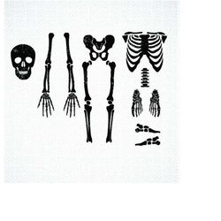 DISTRESSED SKELETON SVG, Distressed Skeleton Sublimation, Grunge Skeleton png, Distressed Skull svg, Distressed Skull pn