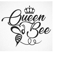 Queen Bee SVG, Queen Bee png, Boss SVG, Cricut SVG Files, svg cut files svg, png dxf, instant download, diy vinyl decals