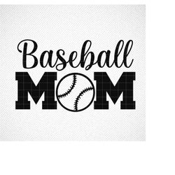 Baseball mom, baseball svg, Love baseball svg, baseball cutfile, svg file, baseball shirt, baseball clipart, baseball mo