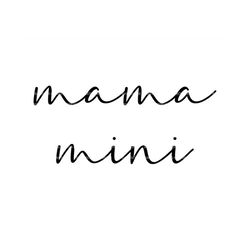 Mama Mini Svg, Mama And Baby Svg, Mommy and Me Svg, Mother T-Shirt, Mom life Svg. Vector Cut file Cricut, Silhouette, Pd