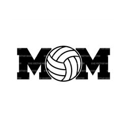 Volleyball Mom Svg, Volleyball Mama Svg, Volleyball T-Shirt. Vector Cut file Cricut, Silhouette, Pdf Png Eps Dxf, Decal,