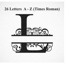 Split Letter Monogram SVG, Split Letter Monogram, Split Letter Monogram DXF, Split Letter Monogram Svg Files, Split Lett