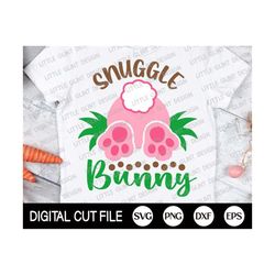 Snuggle Bunny Shirts, Easter Svg, Happy Easter Svg, Easter Bunny Svg, Easter Tail, Rabbit Dxf, ,Easter Girl Gift, Svg Fi