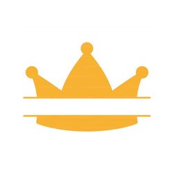 Crown Monogram Svg, Split Name Frame, Princess, Prince, King, Queen, Crown Png. Vector Cut file Cricut, Silhouette, Pdf