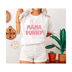 Mama Bunny SVG Easter Digital Design Download, easter bunny svg, mama easter svg, spring svg, cricut svg designs, silhou