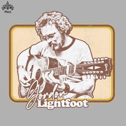 Gordon Lightfoot  Retro Style Country Fan Design Sublimation PNG Download