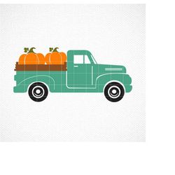 Fall truck svg,Pumpkin Truck SVG,silhouette, cricut, clipart,vintag truck,happy fall yall svg,Thanksgiving SVG,pumpkin f