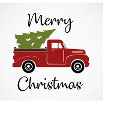 Vintage Truck Christmas SVG, Vintage Truck Christmas Tree SVG, Vintage Truck Christmas Svg, Holiday svg, Merry christmas