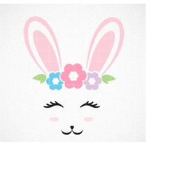 bunny svg, bunny face svg, easter bunny svg, easter svg, bunny clip art, bunny cut files, cut files easter, shirt bunny,