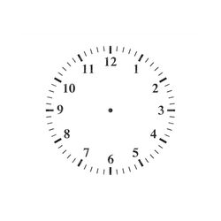 Clock Face Svg, Clock Numbers Svg, Clock Numerals, Horloge Svg, Time Svg. Vector Cut file Cricut, Silhouette, Pdf Png Dx