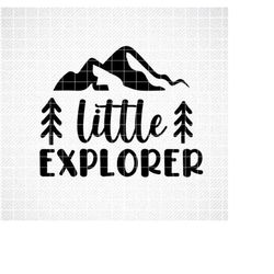 Little Explorer SVG, Adventure SVG, Onesie SVG, Child, Png, Eps, Dxf, Cricut, Cut Files, Silhouette Files, Download, Pri