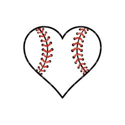 Baseball Heart Svg, Baseball Love Svg, Baseball Mom T-shirt, Cheer Mama Svg, Baseball Kid. Vector Cut file Cricut, Silho