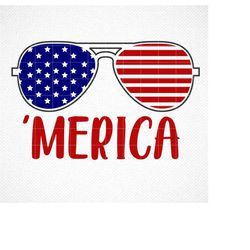 Merica Svg, 4th of July Svg. Patriotic Svg Cut Files for Cricut and Silhouette. Independence Day Svg Heat Transfer Digit