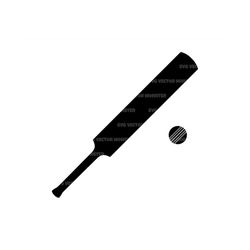 Cricket Bat Svg, Cricket Ball Svg, Cricket Logo Svg. Vector Cut file for Cricut, Silhouette, Pdf Png Eps Dxf, Decal, Sti