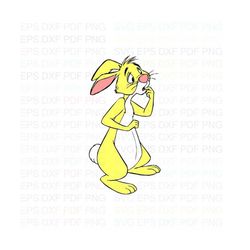 Rabbit_Winnie_the_Pooh_2 Svg Dxf Eps Pdf Png, Cricut, Cutting file, Vector, Clipart - Instant Download