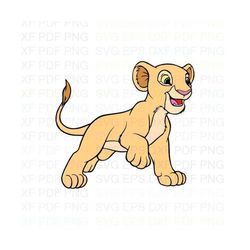 Nala_The_Lion_King_8 Svg Dxf Eps Pdf Png, Cricut, Cutting file, Vector, Clipart - Instant Download