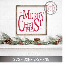 Merry Christmas SVG, Christmas Sign Svg, Farmhouse Christmas Svg, Funny Christmas Svg, Cricut, Silhouette
