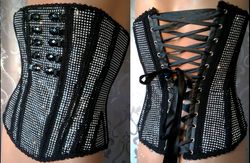 blind rign stone jewelry corset