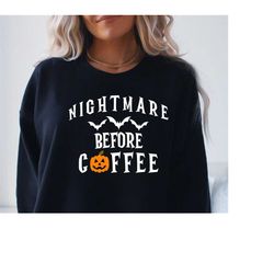 Nightmare Before Coffee Svg, Funny Halloween Svg, Halloween Svg, Coffee Lover Svg, Coffee Svg Quotes, Halloween Kids Svg