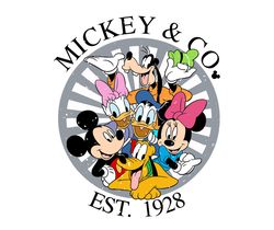 Mickey & Co Est. 1928 PNG, Family Vacation SVG, Family Trip Png, Vacay Mode Svg, Magic Kingdom Png, Mickey Png