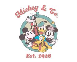 Vintage Mickey & Company Png, Family Vacation png, Family Trip Png, Vacay Mode Png, Magic Kingdom Png, Mickey Png