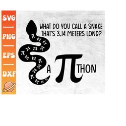 Pithon Pi Svg | Pi Day Svg | Pi Day Svg For Shirt | Happy Pi Day | Math Teacher Gift | Math Lover Png | Funny Pi Day | M