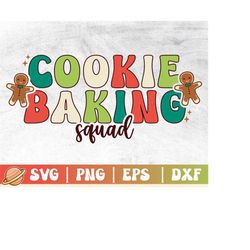 Cookie Baking Squad Svg | Christmas Baking Crew Svg | Christmas Cookies Png | Merry and Bright Svg | I Wanna Bake Stuff