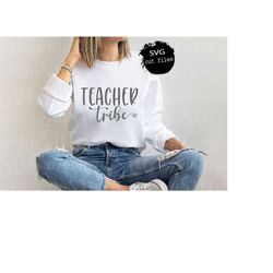 Teacher Tribe Svg, Teacher Retirement Gift, Teacher Sign Svg, Teacher Life Svg, Funny Teacher Svg, Teacher Shirt Design