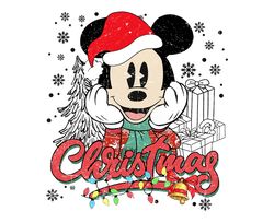 Christmas Mickey PNG, Merry Christmas Png, Christmas Squad Png, Disney Christmas Png, Christmas Tree Png