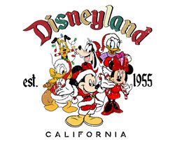 Disneyland Png, Mickey Christmas Png, Christmas Png, Mickey svg, Mickey Christmas Png