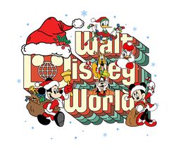 Disney Merry Christmas PNG, Christmas Mickey And Friend Png, Merry Christmas Png, Christmas Squad Png, Xmas Holiday Png