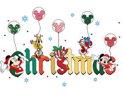 Disney Merry Christmas SVG, Mickey Head Svg, Minnie Christmas Couple Svg, Xmas Holiday Svg, Holiday Season Svg