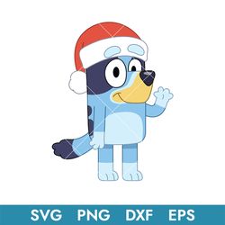 Bluey Dog Christmas Svg, Bluey Svg, Bluey, Blue, Blue Dog, Bluey Characters, Bluey Dog, Buey Svg, Bluey Family Svg, BC01